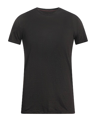 120% LINO Basic T-shirt Black 100% Linen