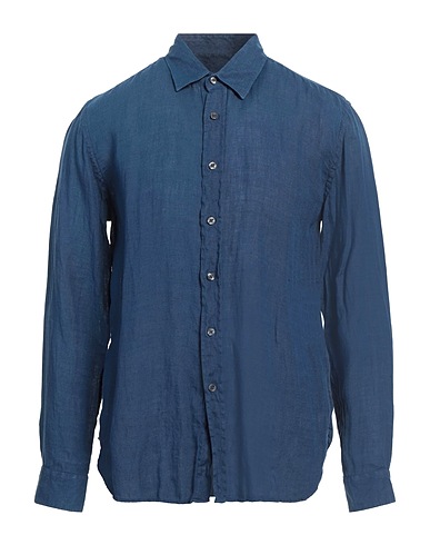 120% LINO Linen shirt Blue 100% Linen