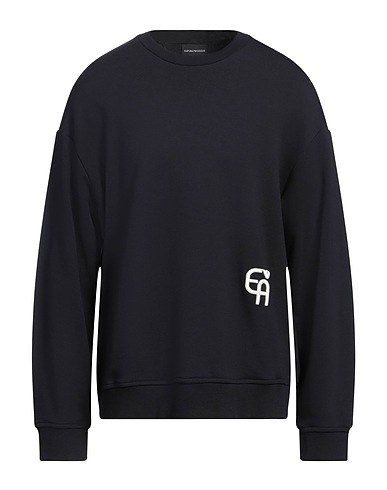 EMPORIO ARMANI Felpa Blu notte 70% Cotone, 30% Modal, Elastan