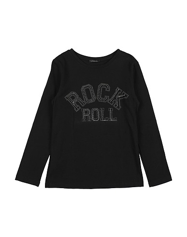 J'AIME’ T-shirt Black 96% Polyester, 4% Elastane