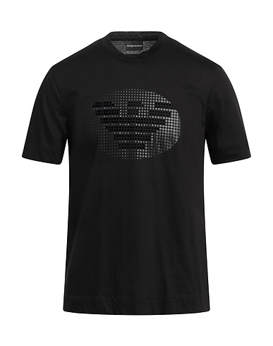 EMPORIO ARMANI T-Shirt Schwarz 100% Baumwolle