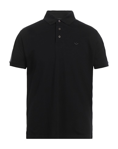 EMPORIO ARMANI Polo shirt Black 100% Cotton