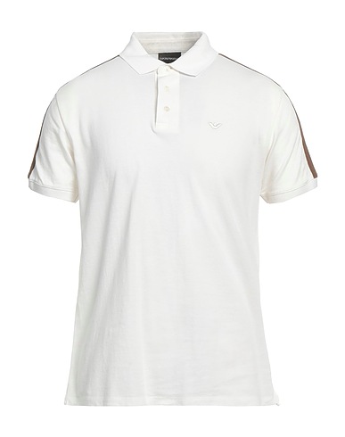 EMPORIO ARMANI Polo shirt White 100% Cotton