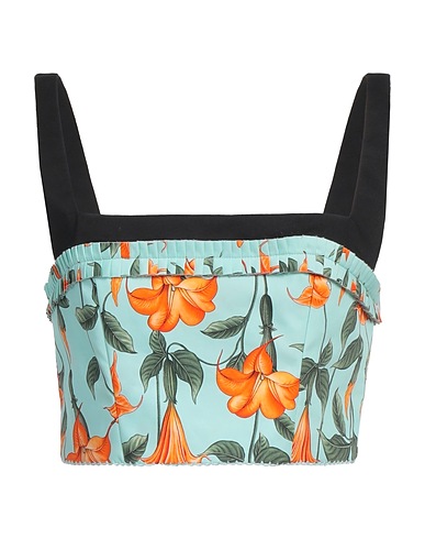 AGUA by AGUA BENDITA Top Turquoise 100% Cotton