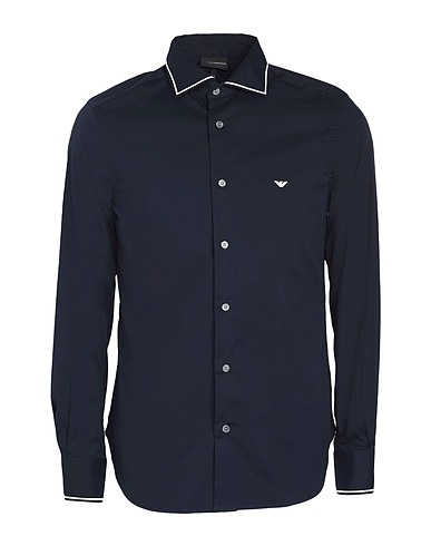 EMPORIO ARMANI Hemden Nachtblau 97% Baumwolle, 3% Elastan
