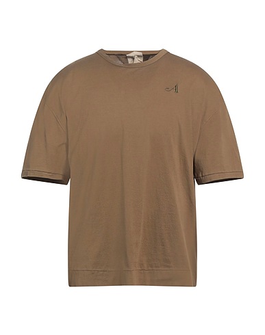 TEN C T-shirt Verde militare 100% Cotone