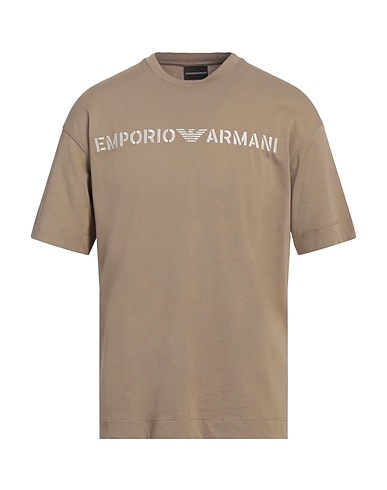 EMPORIO ARMANI T-shirt Beige 100% Cotton