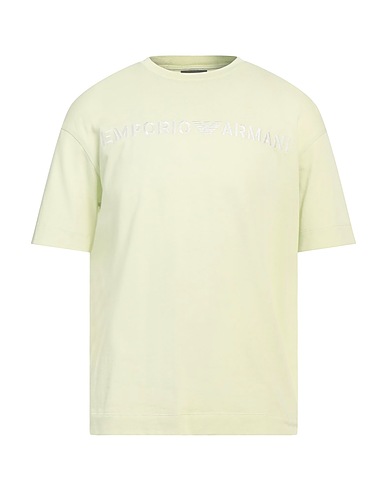 EMPORIO ARMANI T-shirt Light green 100% Cotton