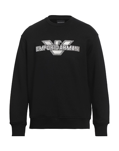 EMPORIO ARMANI Felpa Nero 67% Cotone, 33% Modal, Elastan