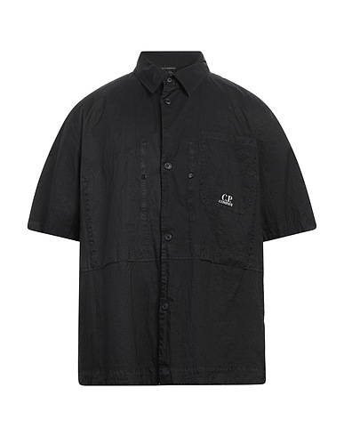C.P. COMPANY Solid colour shirt Black 100% Polyamide