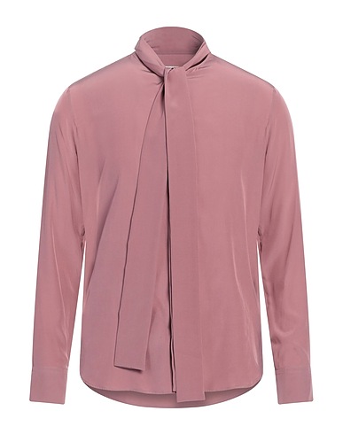 VALENTINO GARAVANI Solid color shirt Antique rose 100% Silk