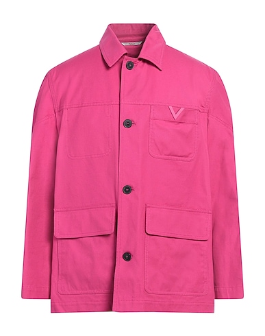 VALENTINO GARAVANI Solid colour shirt 98% Cotton, 2% Elastane