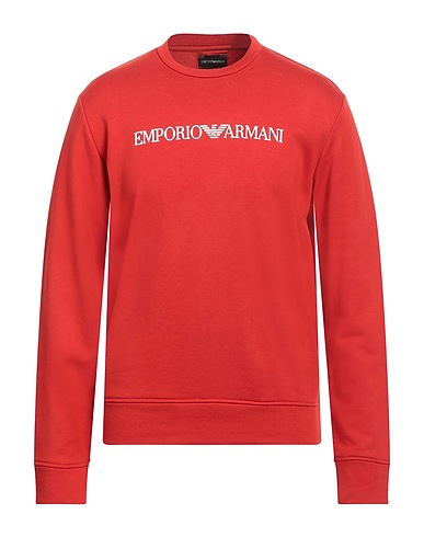 EMPORIO ARMANI Sweatshirt Rust 67% Modal, 33% Cotton