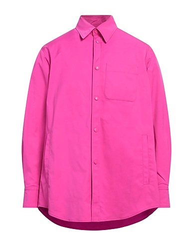 VALENTINO GARAVANI Solid colour shirt Fuchsia 64% Polyester, 36% Elasterell-p