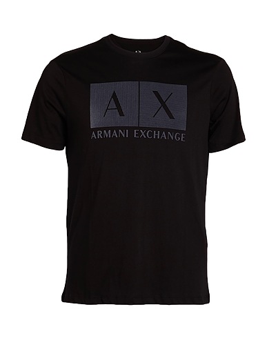 ARMANI EXCHANGE T-shirt Black 100% Cotton