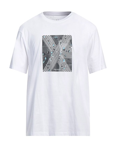 ARMANI EXCHANGE T-shirt Blanc 100% Coton