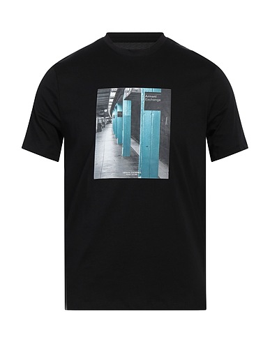 ARMANI EXCHANGE T-shirt Black 100% Cotton