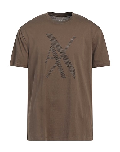 ARMANI EXCHANGE T-shirt Military green 100% Cotton