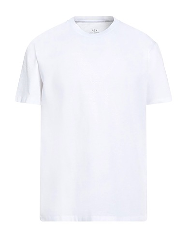 ARMANI EXCHANGE T-shirt Λευκό 100% Βαμβάκι