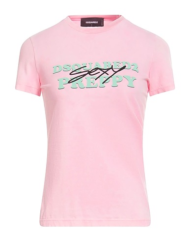DSQUARED2 T-shirt Rose 100% Coton, Élasthanne