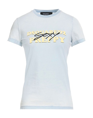 DSQUARED2 T-shirt Sky blue 100% Cotton, Elastane