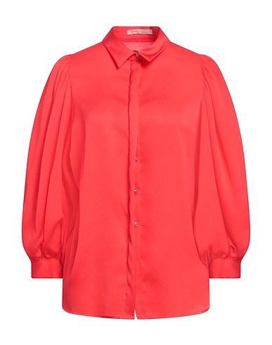 & ME UNLIMITED Hemden und Blusen einfarbig Koralle 97% Polyester, 3% Elastan