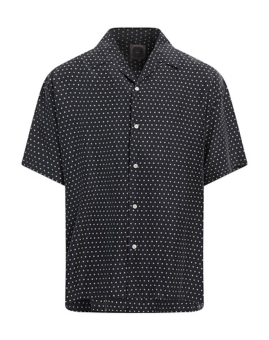 DESTIN Patterned shirt Charcoal 100% Silk