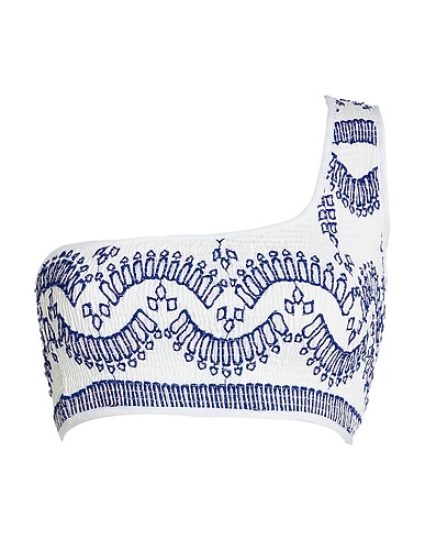 CHARO RUIZ IBIZA One-shoulder top White 70% Cotton, 30% Polyester