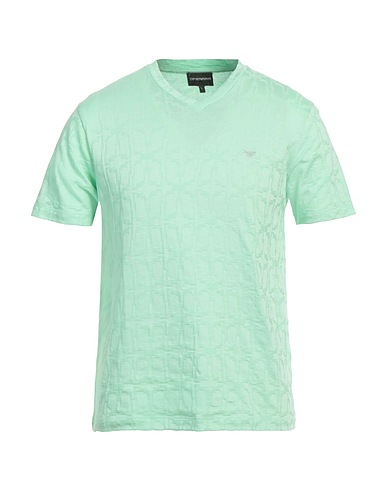 EMPORIO ARMANI T-shirt Verde 100% Cotone