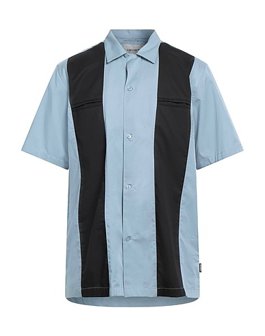 CARHARTT Camicia fantasia Blu chiaro 60% Tencel™, 40% Cotone
