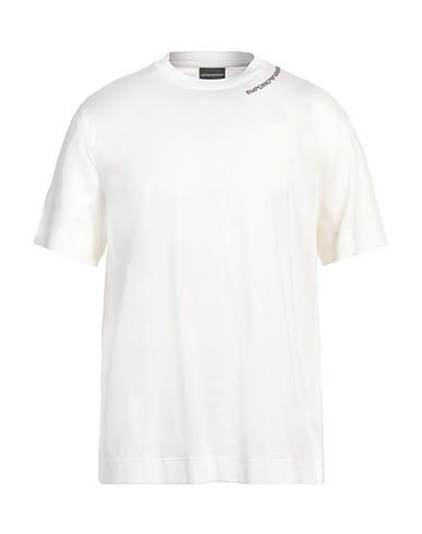 EMPORIO ARMANI T-Shirt Weiß 70% Lyocell, 30% Baumwolle