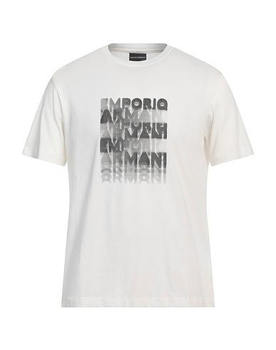 EMPORIO ARMANI T-shirt Off white 100% Cotton