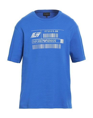 EMPORIO ARMANI T-shirt Blue 100% Cotton