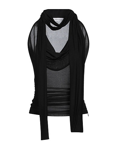 BLUMARINE Top Black 100% Viscose