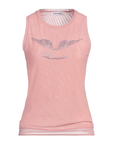 BLUMARINE Top Pink 94% Polyamide, 6% Elastane