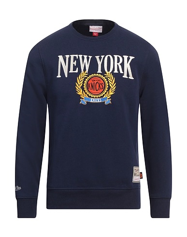 MITCHELL & NESS Sweatshirt Navy blue 80% Cotton, 20% Polyester