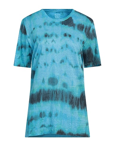 120% LINO T-shirt Turquoise 100% Linen
