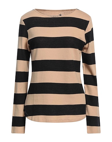 JUVIA Ｔシャツ キャメル コットン 66% / カシミヤ 28% / ナイロン 6%
