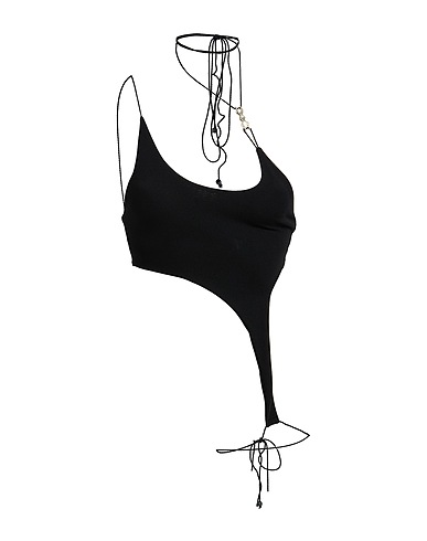 HYEIN SEO Top Black 94% Polyester, 6% Elastane