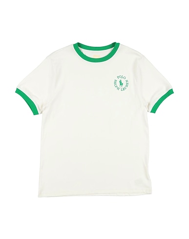 POLO RALPH LAUREN T-shirt Logo Cotton Jersey Ringer Tee
OFF WHITE 100% Cotton