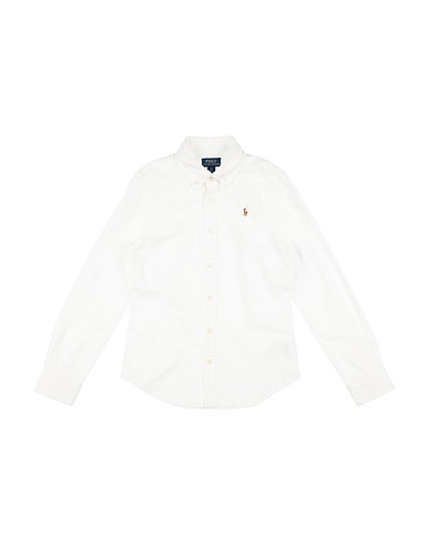POLO RALPH LAUREN Hemden und Blusen einfarbig Cotton Oxford Shirt
 Weiß 100% Baumwolle