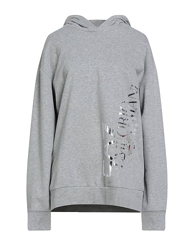 EA7 Hooded sweatshirt Light grey 88% Cotton, 12% Polyester