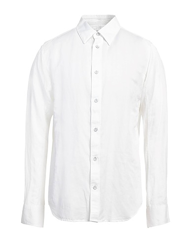 RAG & BONE Solid color shirt White 75% Cotton, 25% Polyamide