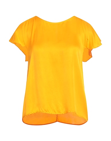 Z.O.E. ZONE OF EMBROIDERED Top Orange 100% Viskose