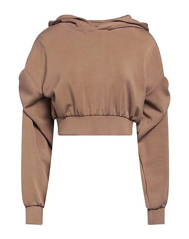 HINNOMINATE Hooded sweatshirt Taupe 50% Modal, 45% Polyester, 5% Elastane