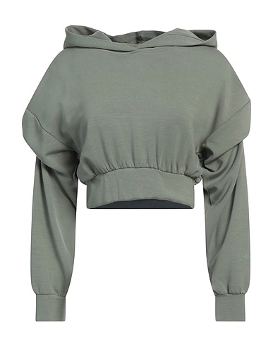 HINNOMINATE Hooded track jacket  Sage green 50% Modal, 45% Polyester, 5% Elastane