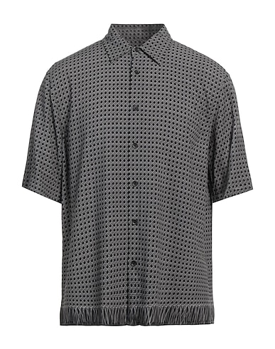 RAG & BONE Patterned shirt Grey 100% Viscose
