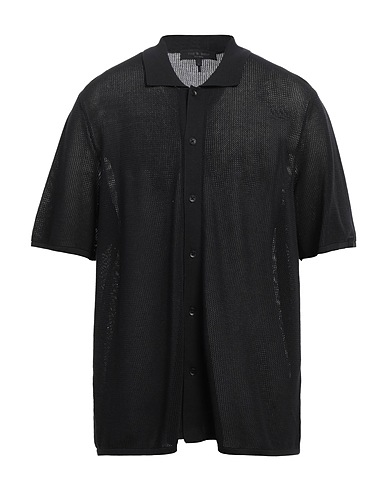 RAG & BONE Solid color shirt Black 100% Cotton