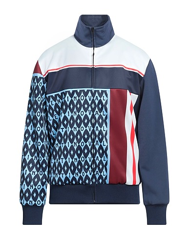 VALENTINO GARAVANI Sweatshirt Navy blue 100% Polyester, Polyamide, Elastane