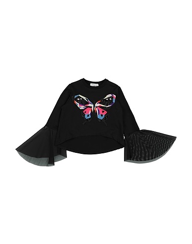 GAëLLE Paris Sweatshirt Black 96% Cotton, 4% Elastane
